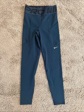 Nike Pro High-Rise Leggings in navy